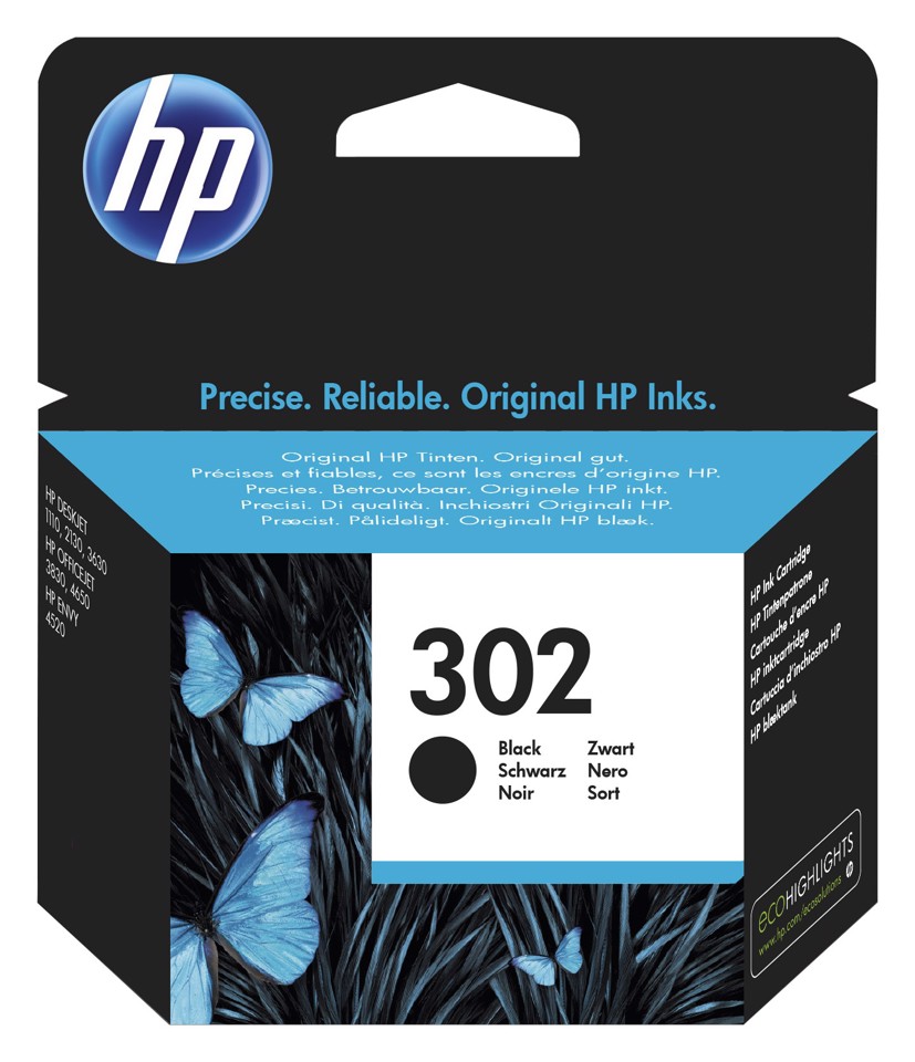 HP Cartuccia originale inchiostro nero 302