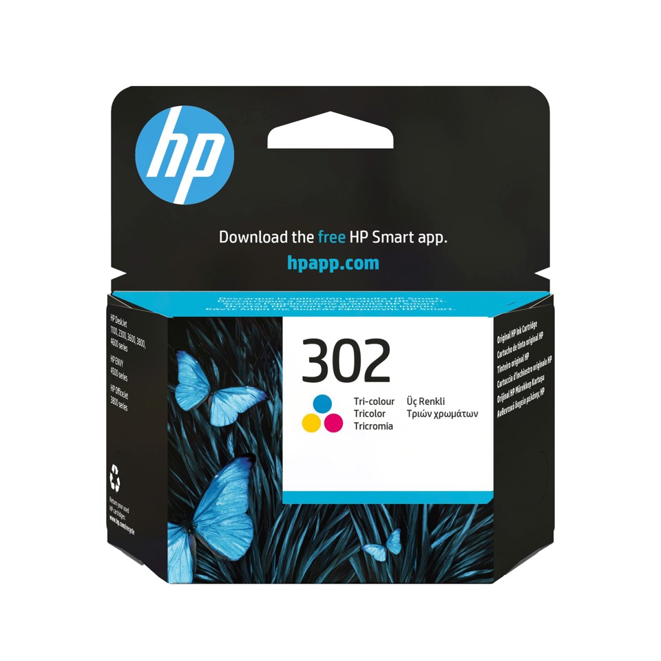 HP Cartuccia originale inchiostro tricromia 302