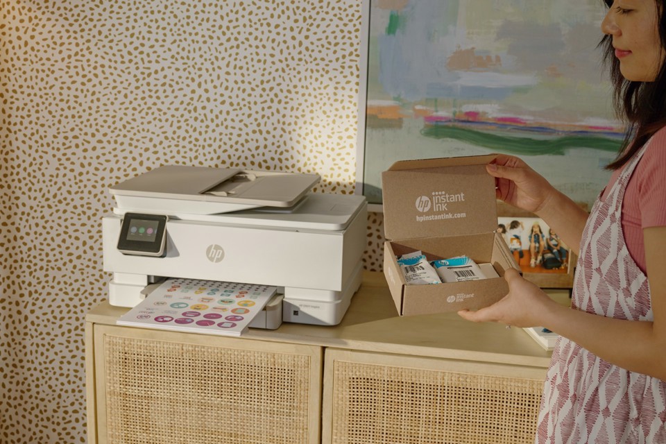 HP DeskJet 2810e Wireless All-in-One Colore Stampante, Fotocopiatrice, scanner