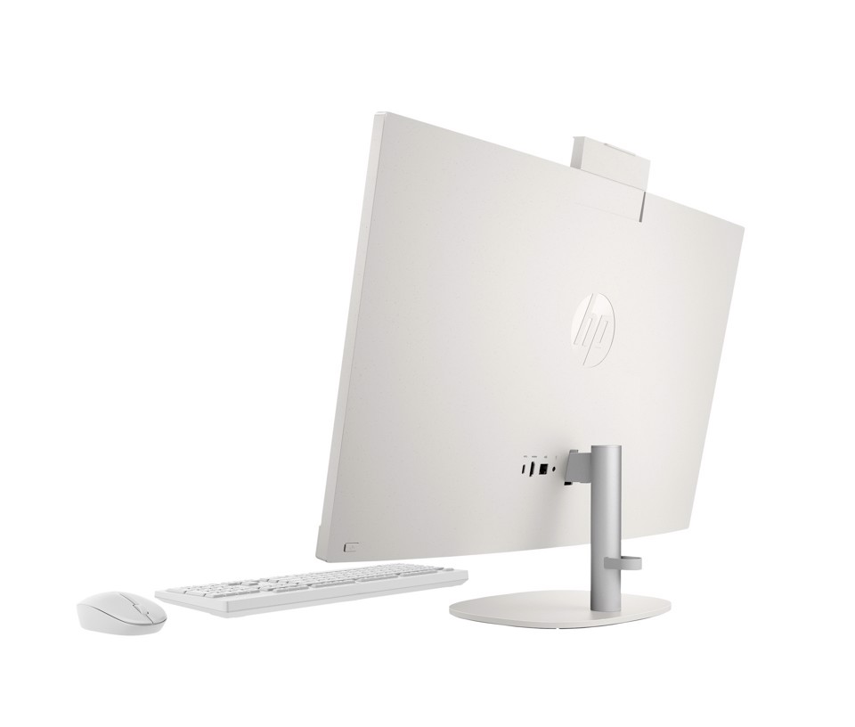 HP E5RY6EA All-in-One PC 120U 68,6 cm (27") 1920 x 1080 Pixel 8 GB DDR4-SDRAM 512 GB SSD Windows 11 Home Wi-Fi 6 (802.11ax) Bianco