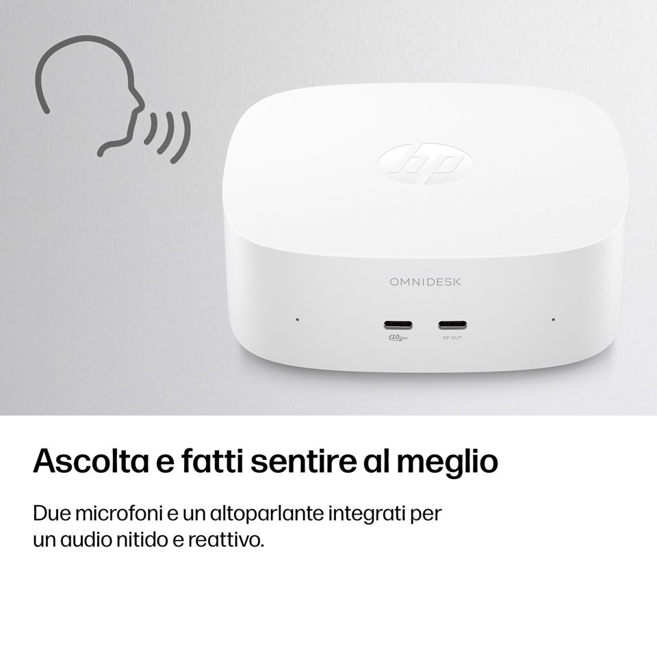 HP E5RY7EA PC/stazione di lavoro 8 GB LPDDR5x-SDRAM 512 GB SSD Windows 11 Home Mini PC AI PC Bianco