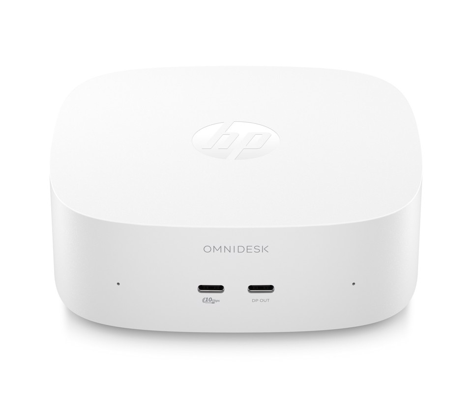 HP E5RY7EA PC/stazione di lavoro 8 GB LPDDR5x-SDRAM 512 GB SSD Windows 11 Home Mini PC AI PC Bianco