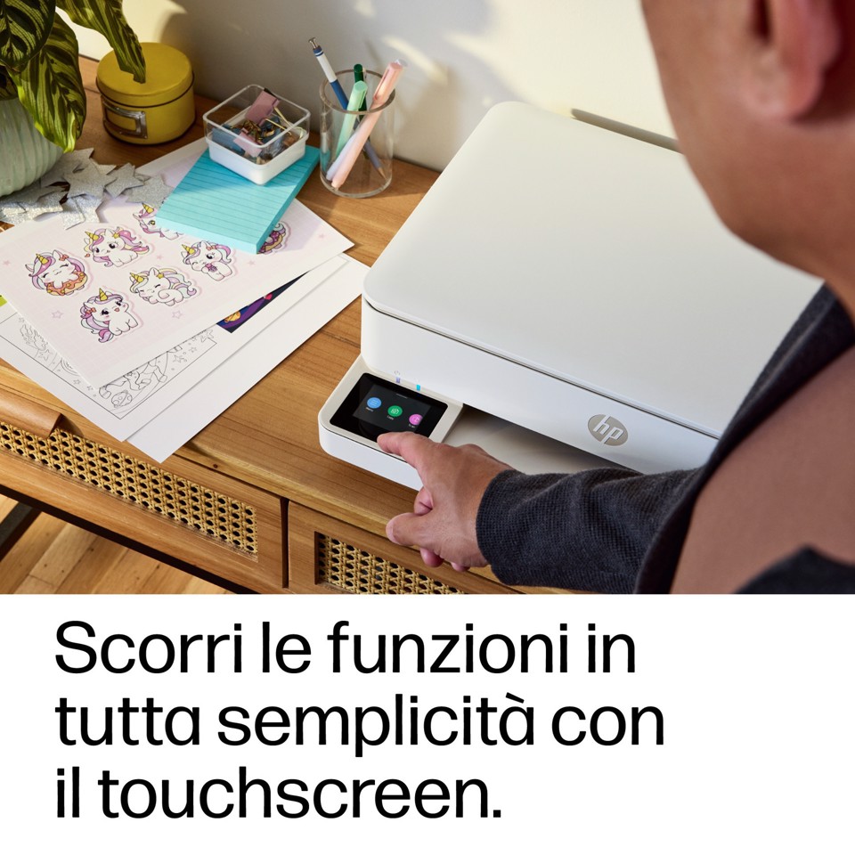 HP ENVY 6120e Wireless All-in-One Colore Stampante, Instant Ink; Stampa di foto