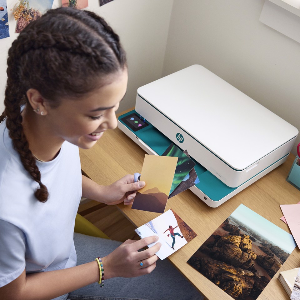 HP ENVY 6122e Wireless All-in-One Colore Stampante, Instant Ink; Stampa di foto