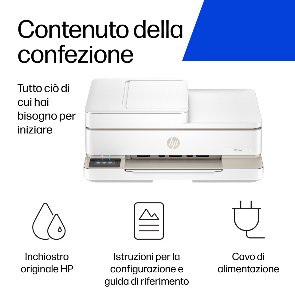 HP ENVY 6520e Wireless All-in-One Colore Stampante, Instant Ink; Stampa di foto