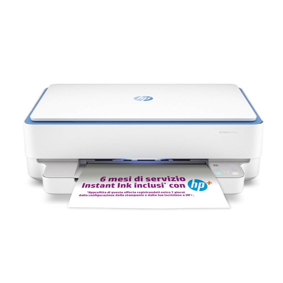 HP ENVY Stampante multifunzione HP 6010e, Abitazioni e piccoli uffici, Stampa, copia, scansione, wireless; HP+; idonea a HP Instant Ink; stampa da smartphone o tablet