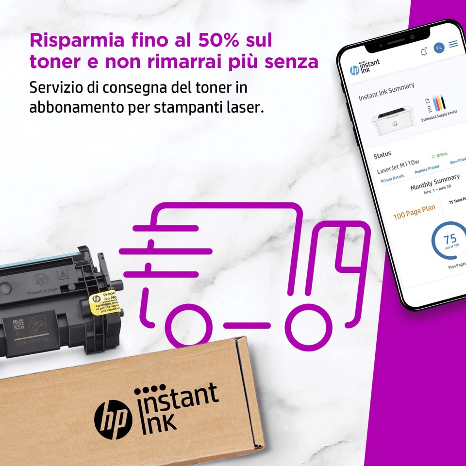 HP LaserJet Stampante M110w