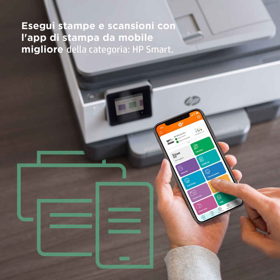 HP OfficeJet Pro Stampante multifunzione HP 9012e - EX DEMO prodotto nuovo con imballo aperto