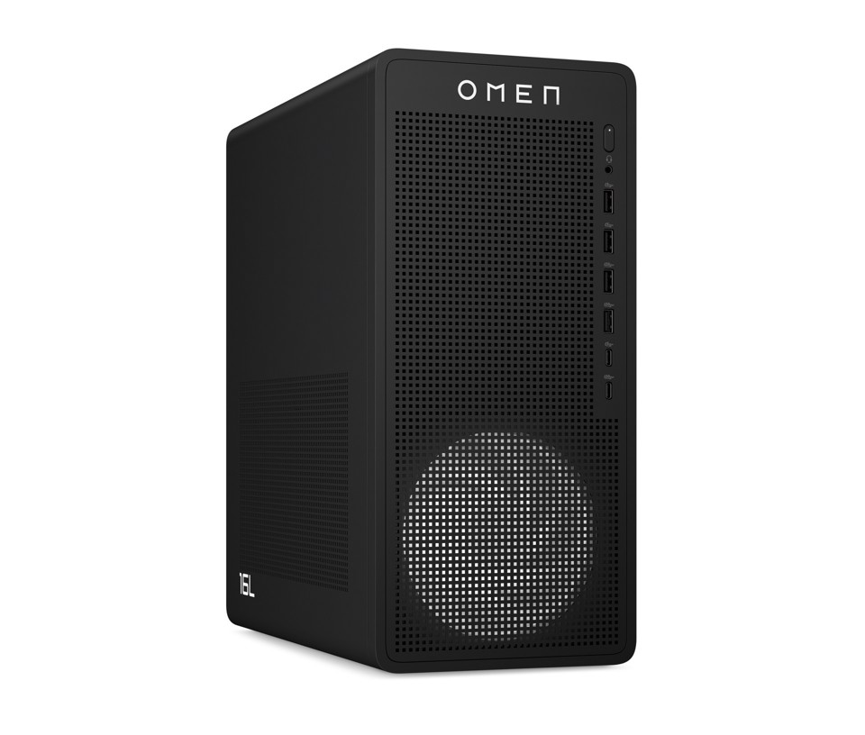 HP OMEN 16L Gaming Desktop PC TG03-0056nl PC AMD Ryzen™ 7 8700F 16 GB DDR5-SDRAM 512 GB SSD Windows 11 Home Tower AI PC Nero