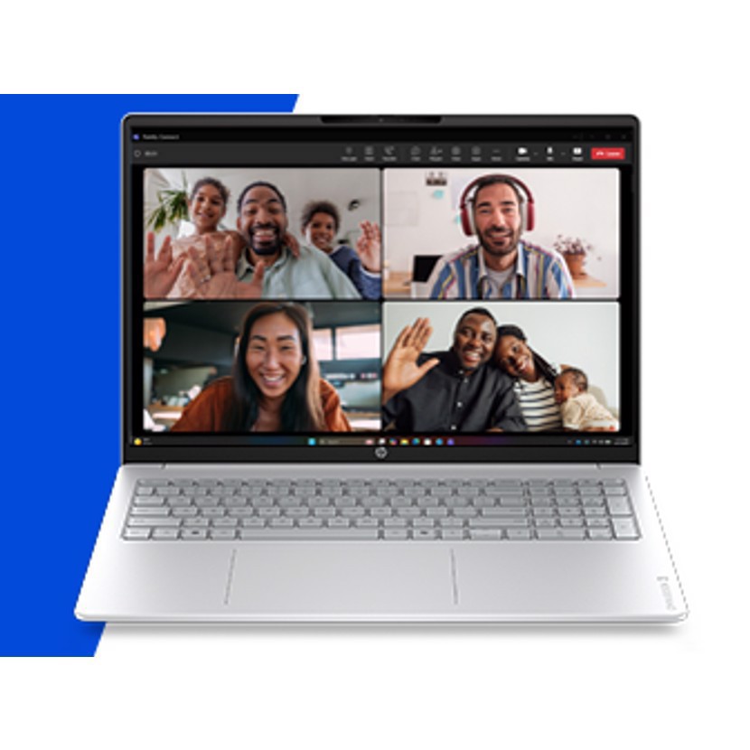 HP OmniBook 3 Laptop 16-by0005nlx AMD Ryzen™ 5 N150 Computer portatile 40,6 cm (16") 2K 8 GB DDR5-SDRAM 512 GB SSD Wi-Fi 6 (802.11ax) Windows 11 Home Grigio, Argento