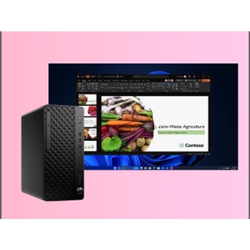 HP ProDesk 4 Tower G1i AI PC Intel Core Ultra 7 265 16 GB DDR5-SDRAM 1 TB SSD Windows 11 Pro Nero