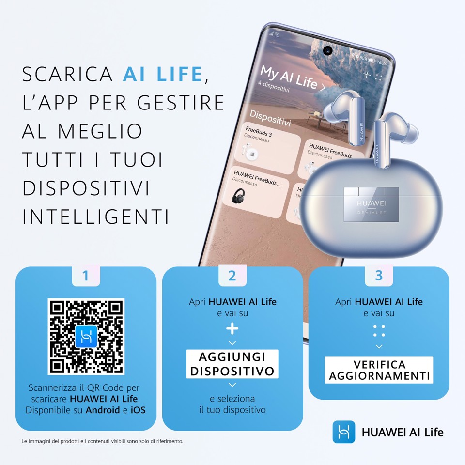 Huawei FreeBuds Pro 2 Auricolare Wireless In-ear Musica e Chiamate Bluetooth Blu