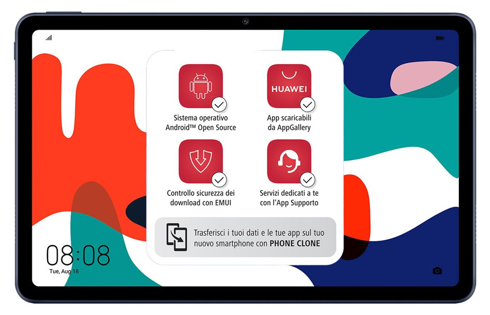 Huawei MatePad 10.4 64 GB 26,4 cm (10.4") Huawei Mobile Services (HMS) Hisilicon Kirin 4 GB Wi-Fi 5 (802.11ac) Android 10 Grigio