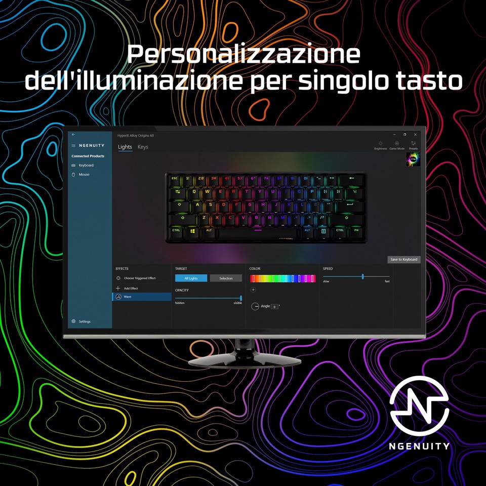 Alloy Origins 60 – Tastiera meccanica da gaming (layout USA)