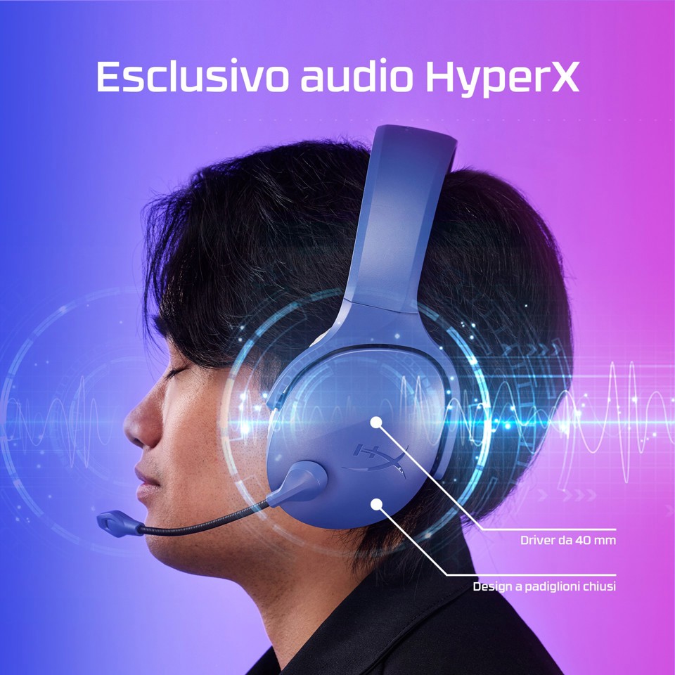 HyperX Cloud Jet – Cuffie da gaming wireless
