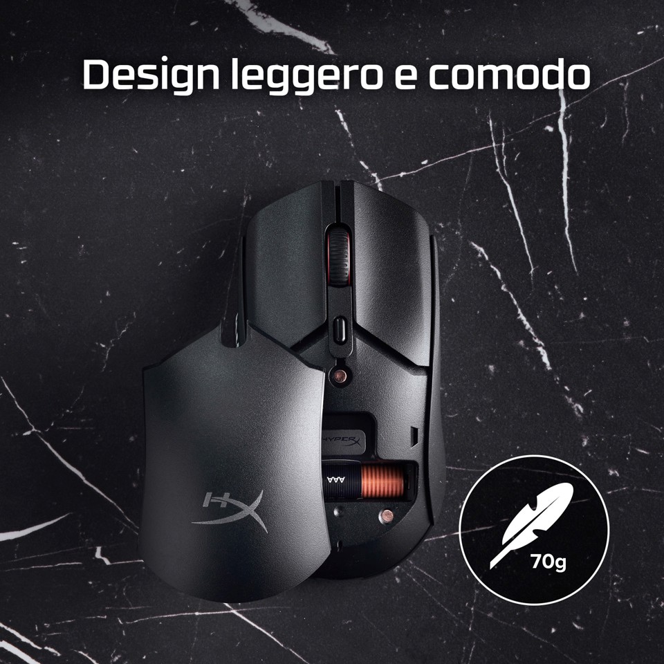 HyperX Pulsefire Haste 2 Core  – Mouse da gaming
