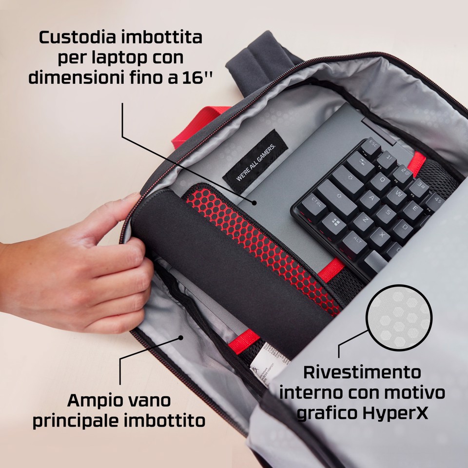HyperX Zaino Delta
