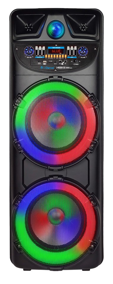iDance Mixbox 5000mk2 Cassa Portatile a batterie Bluetooth con luci LED