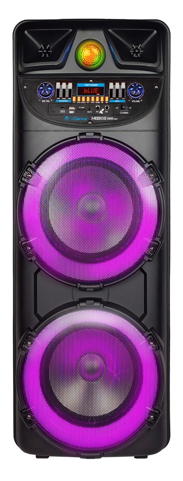 iDance Mixbox 5000mk2 Cassa Portatile a batterie Bluetooth con luci LED
