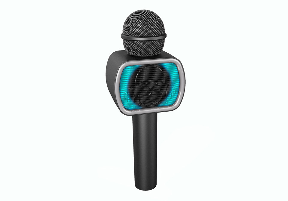 iDance Party Mic PM-20 Nero Microfono per karaoke