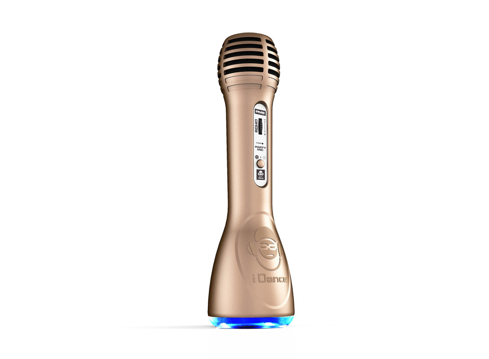 iDance Party Mic PM-6 Oro Microfono per karaoke