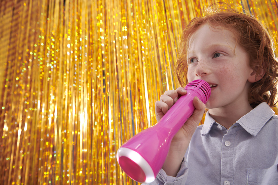 iDance Party Mic PM-6 Porpora Microfono per karaoke