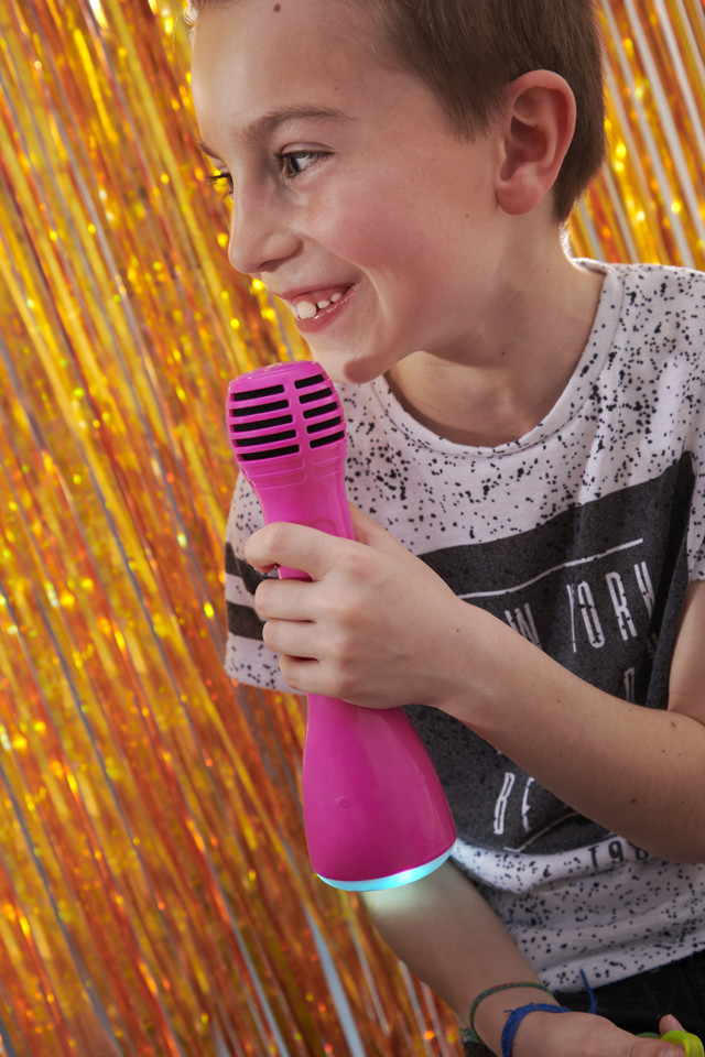 iDance Party Mic PM-6 Porpora Microfono per karaoke