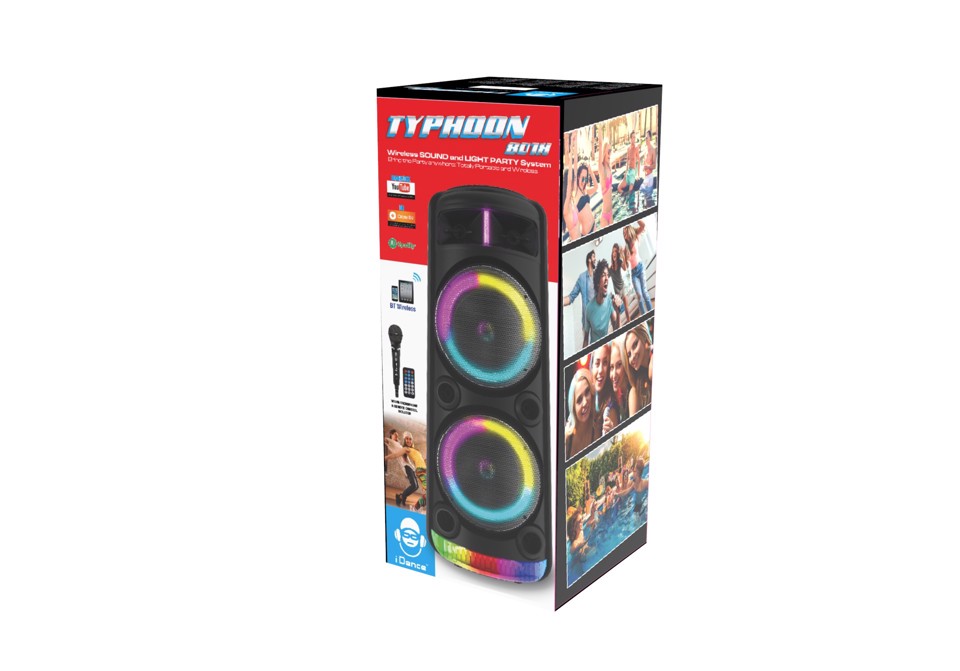 iDance TYPHOON801X sistema di karaoke Portatile Wireless