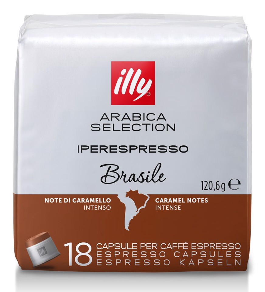 Illy 18 Caffè in Capsule Iperespresso Arabica Selection Brasile