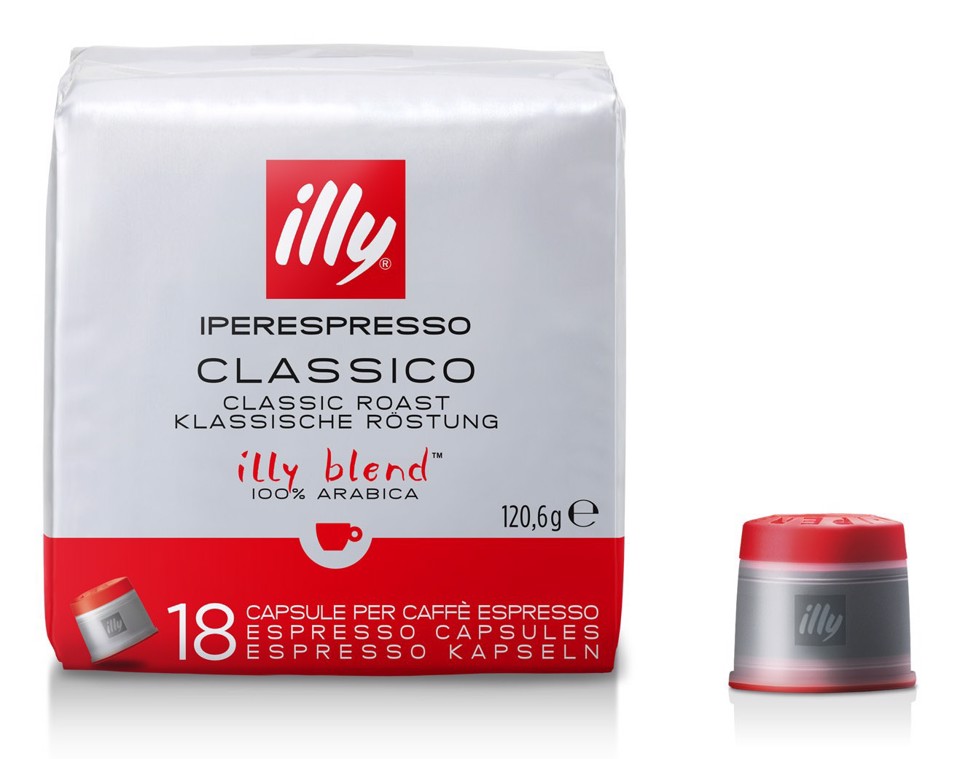 Illy 18 Caffè in Capsule Iperespresso tostato Classico