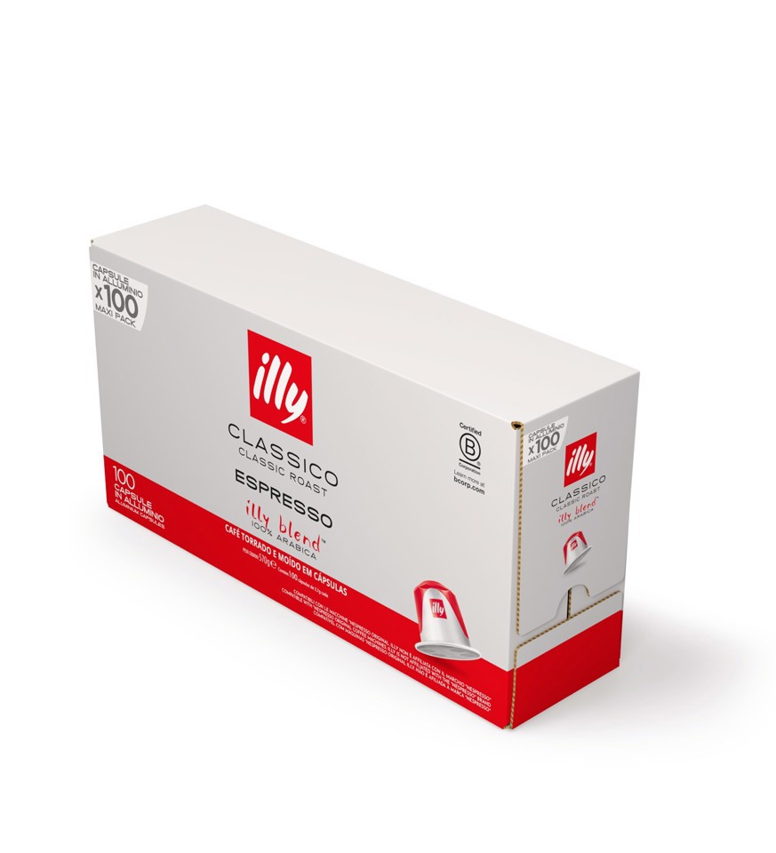 Illy 25754 Capsule caffè Classico compatibile Nespresso 100 pz