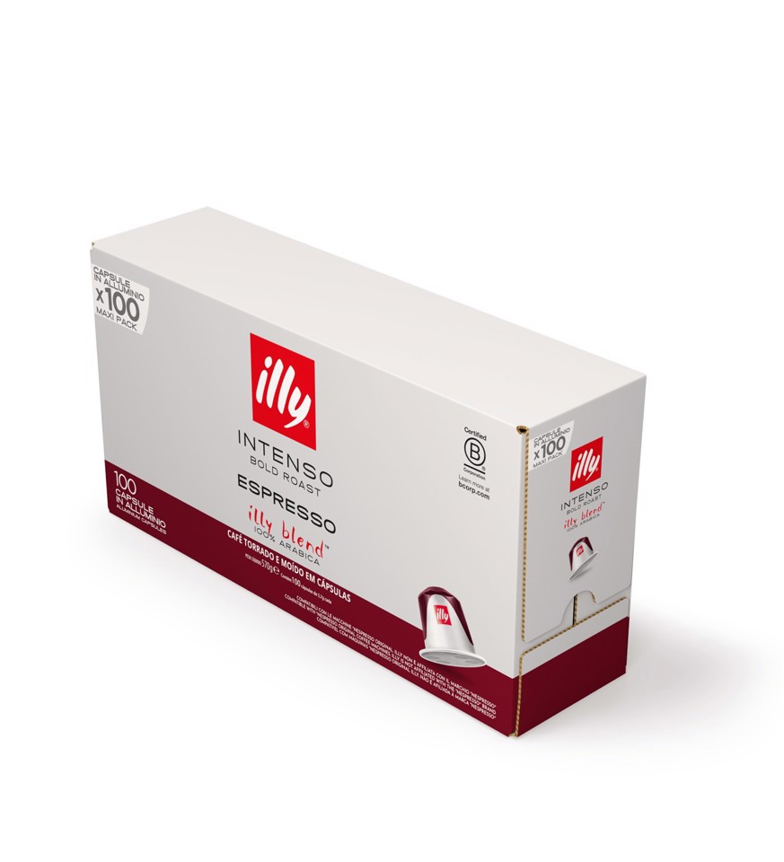 Illy 25755 Capsule caffè Intenso compatibili Nespresso 100 pz
