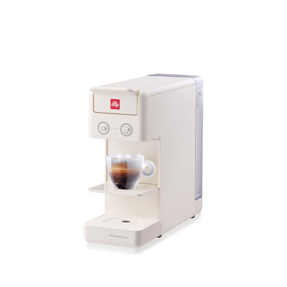 Illy Y3.3 Bianca Macchina per caffè a capsule iperespresso - in omaggio 36 classic, 18 intenso