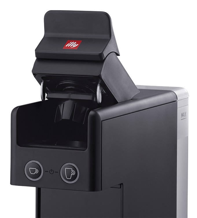 Illy Y3.3 Nera Macchina per caffè a capsule iperespresso - in omaggio 36 classic, 18 intenso