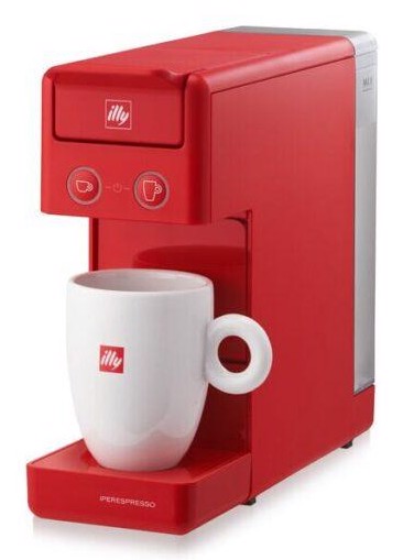 Illy Y3.3 Rossa Macchina per caffè a capsule iperespresso - in omaggio 36 classic, 18 intenso