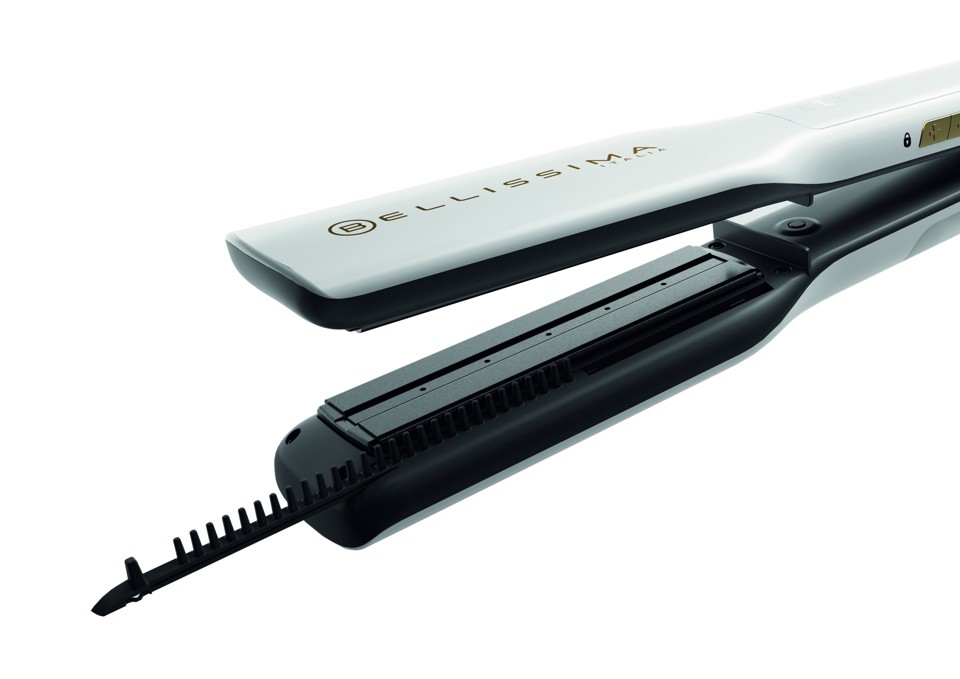 Imetec Bellissima Steam Elixir Piastra per capelli Vapore Bianco 235 W 2,5 m