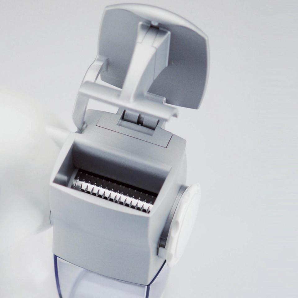 Imetec Dolcevita GR1 grattugia elettrica Metallo, Plastica Argento, Bianco