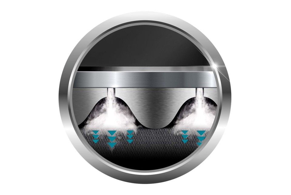 Imetec Onda sistema stirante con piastra a onde brevettata, 2400 W