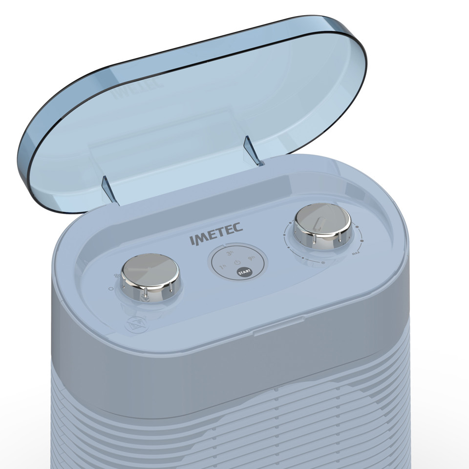 Imetec Silent Power Protection Interno Blu 2100 W Riscaldatore ambiente elettrico con ventilatore