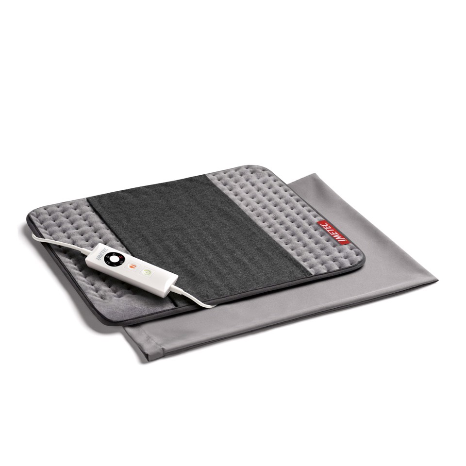 Imetec Termoforo Multiuso Intellisense Comfort, per schiena e addome, 40x35 cm, 5 temperature, Rapido riscaldamento