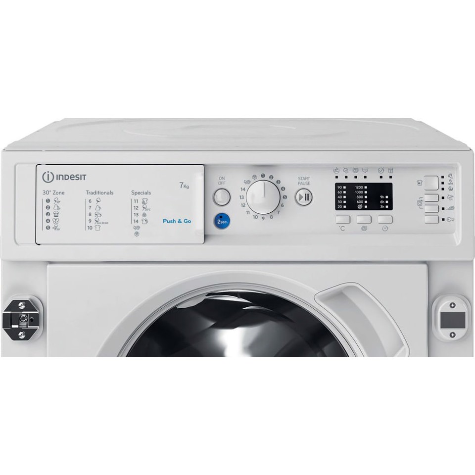 Indesit BI WMIL 71252 EU N lavatrice Caricamento frontale 7 kg 1200 Giri/min E Bianco