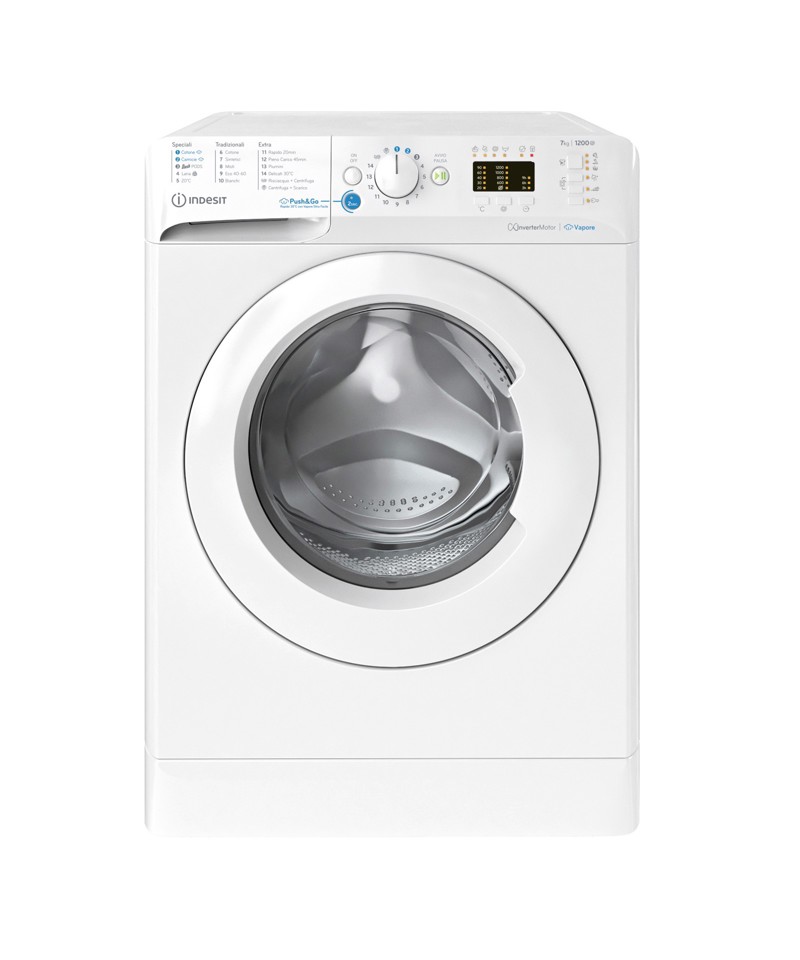 Indesit BWA 71296X WV IT lavatrice Caricamento frontale 7 kg 1200 Giri/min Bianco