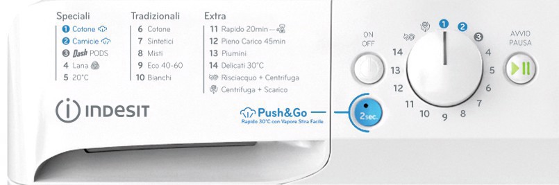 Indesit BWE 91497X WV IT lavatrice Caricamento frontale 9 kg 1400 Giri/min Bianco