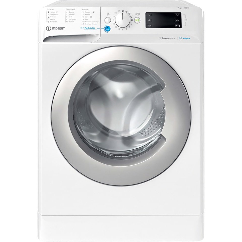 Indesit BWSE 7125X SV IT lavatrice Caricamento frontale 7 kg 1200 Giri/min B Bianco