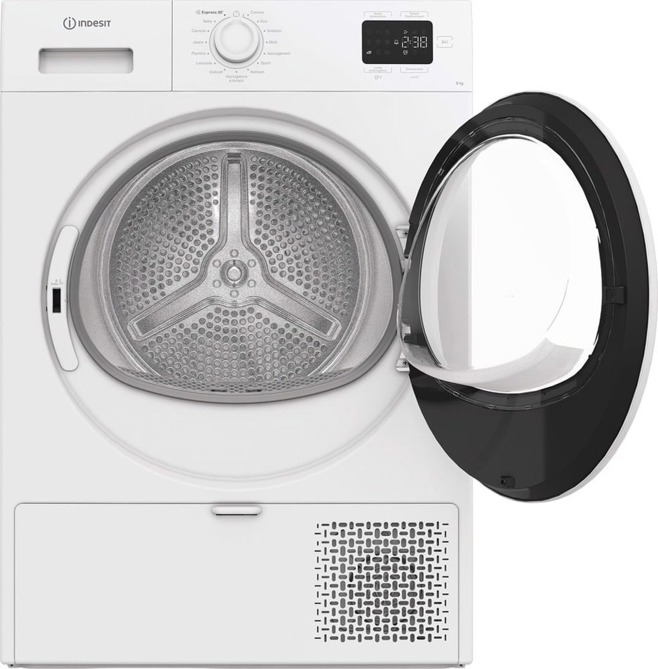 Indesit C YD 92D WW IT, Capacità 9kg, classe E, colore White, Dispay digitale, QuickDry