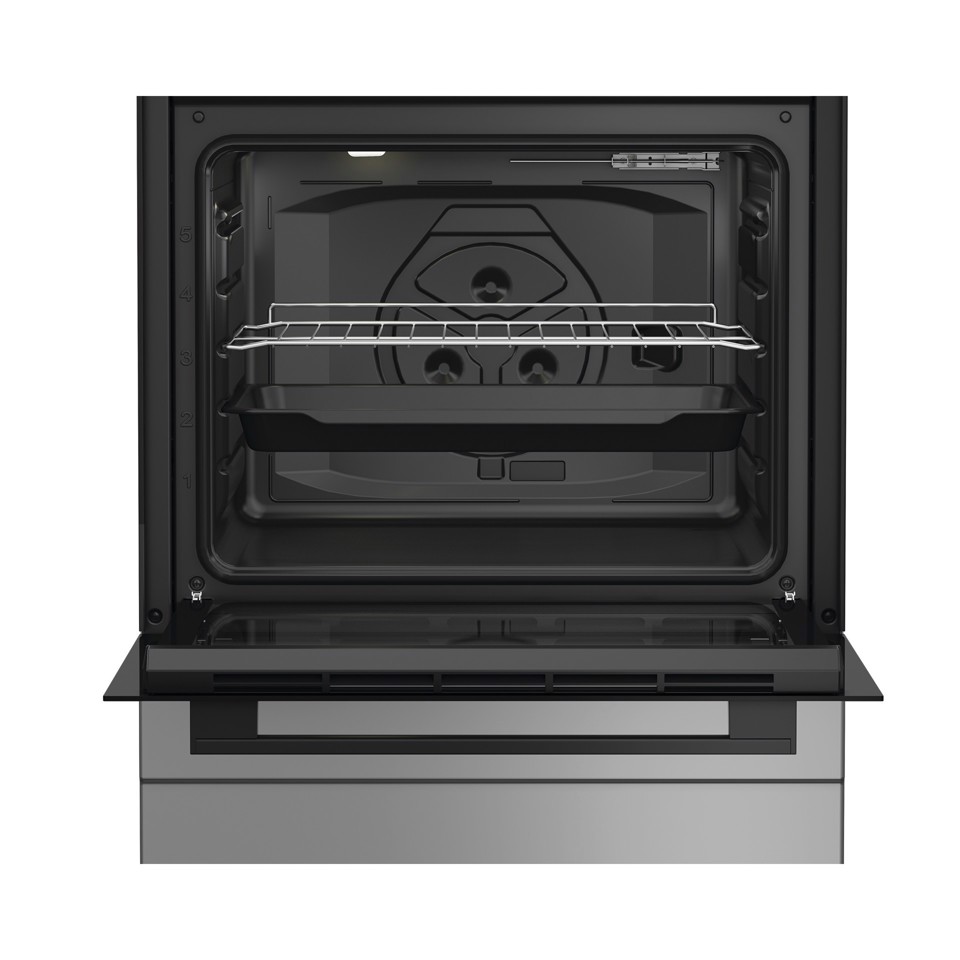 Indesit I6G3PMS Cucina A Elettrico Gas Acciaio inox