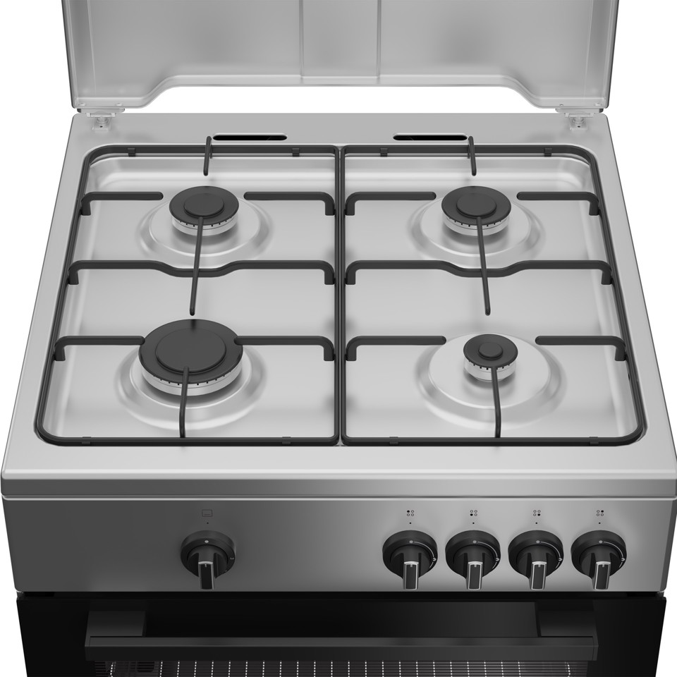 Indesit I6GGKMS Cucina A+ Gas Acciaio inox