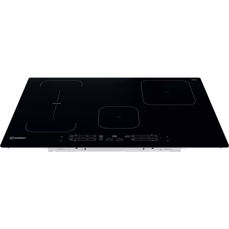 Indesit IB 21B77 NE Nero Da incasso 77 cm Piano cottura a induzione 4 Fornello(i)