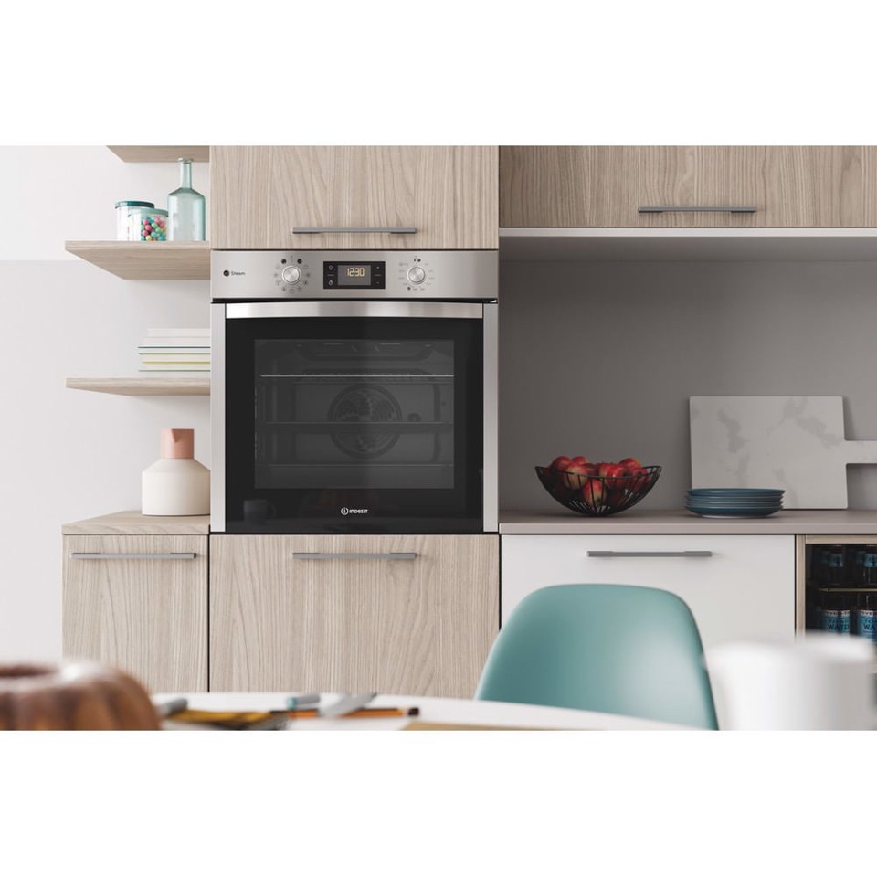 Indesit IFWS 5844 JH IX 71 L A+ Acciaio inossidabile