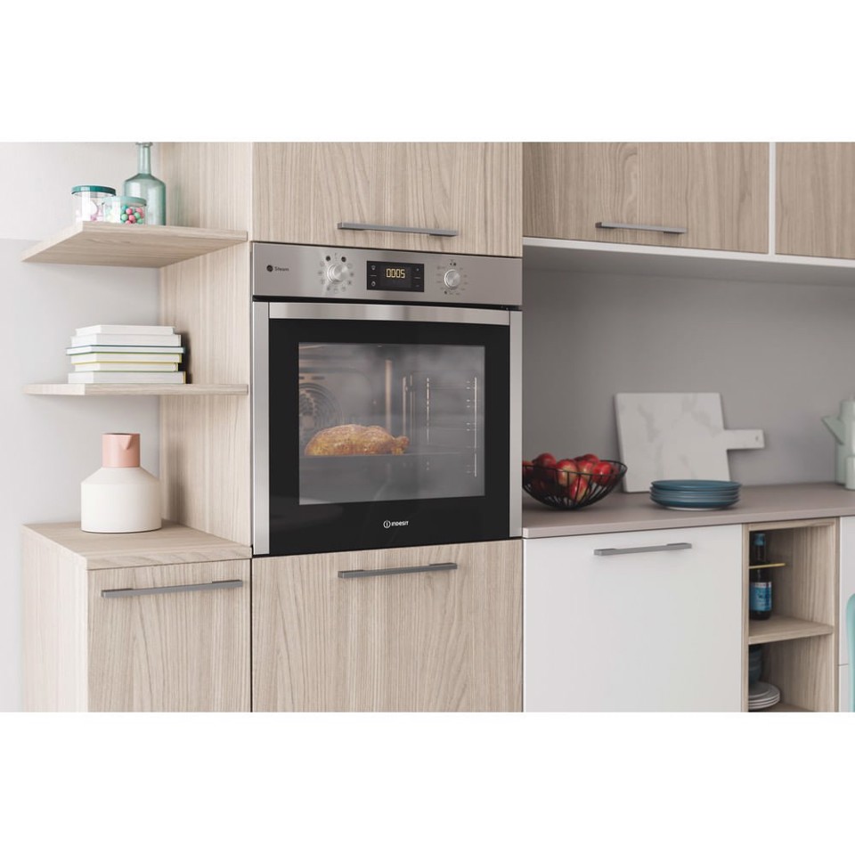 Indesit IFWS 5844 JH IX 71 L A+ Acciaio inossidabile